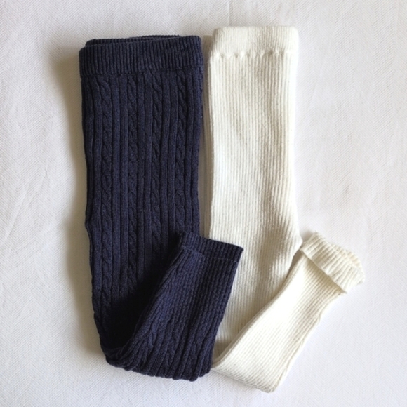 joe fresh & george 2-pack knit sweater leggings bundle 2T toddler girls - Picture 1 of 7